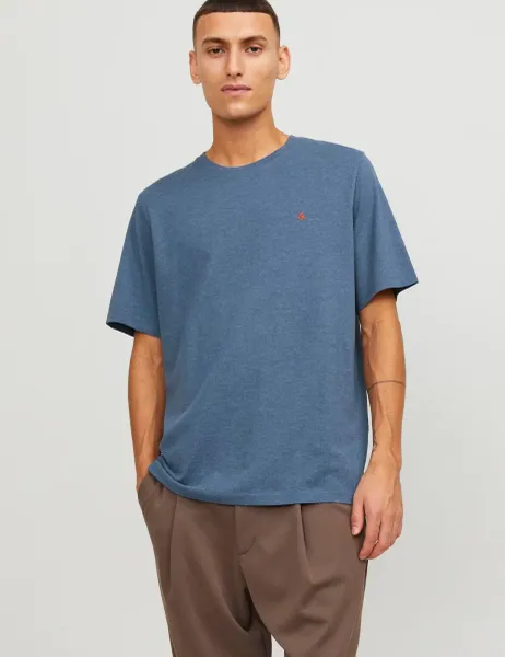 Jack & Jones Pure Cotton T-Shirt Blue