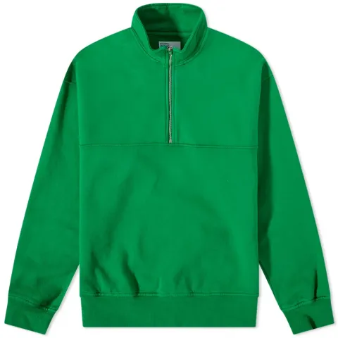 Organic Quarter Zip Crew Sweat