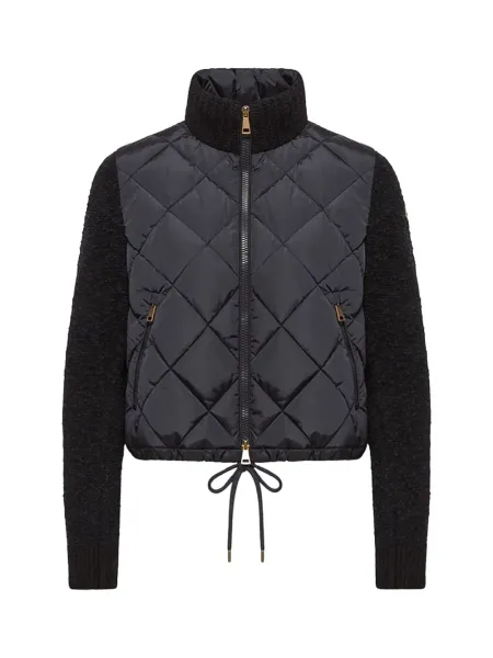 Women Padded Cardigan Navy