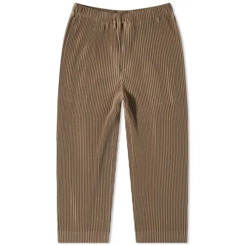 Pleated Cropped Trouser