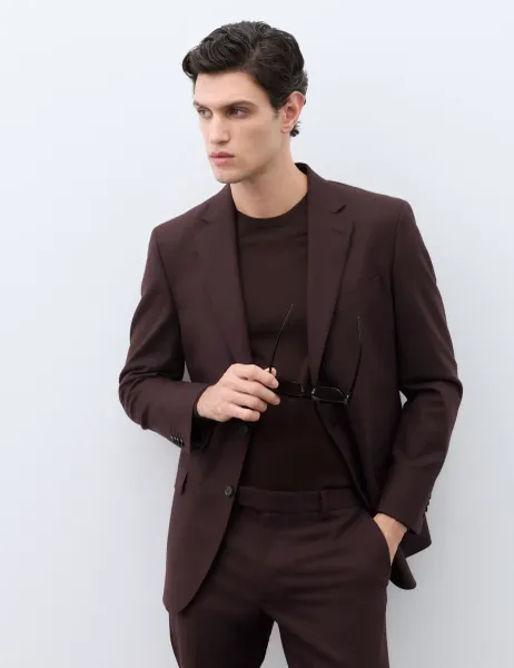 Autograph Italian Wool Blend Performance Jacket Teak