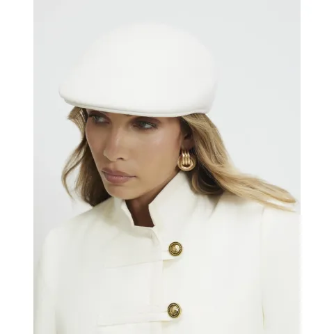 River Island Wool Felt Flat Cap