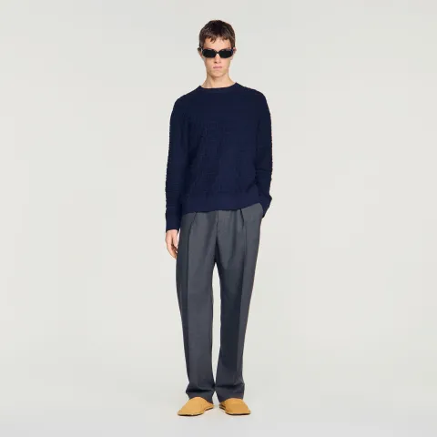 Terry knit jumper