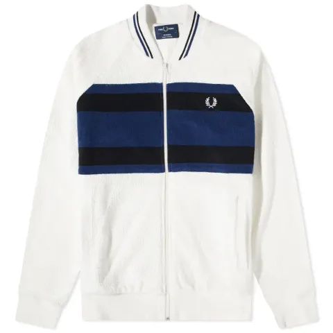 Towelling Bomber Jacket