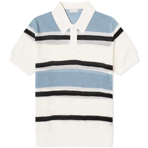 Mindo Stripe Knit Polo