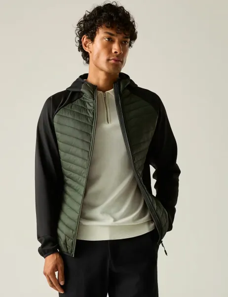 Regatta Anderson Hybrid Water-Repellent Jacket Khaki