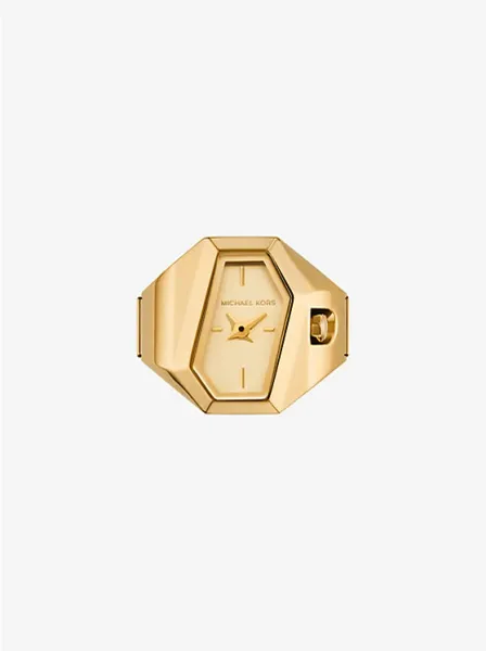 Suri Gold-Tone Ring Watch
