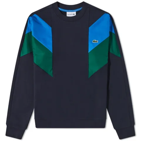 Chevron Colour Block Crew Sweat