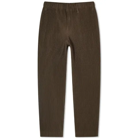 Pleated Straight Leg Trousers