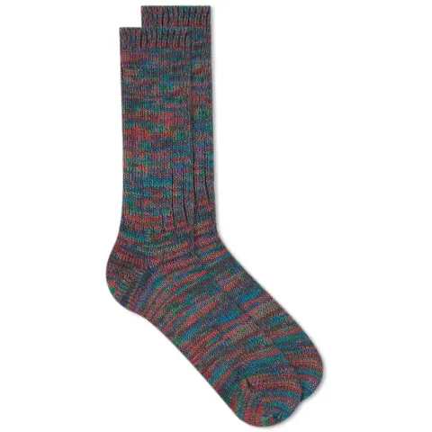 5 Colour Mix Crew Sock
