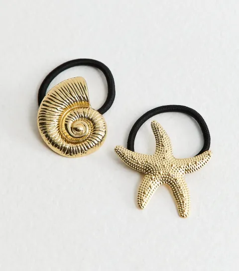 Pack Of 2 Black Coastal Hair Bands