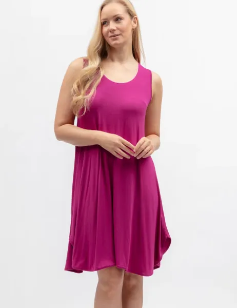 Cyberjammies Modal Rich Jersey Chemise Magenta