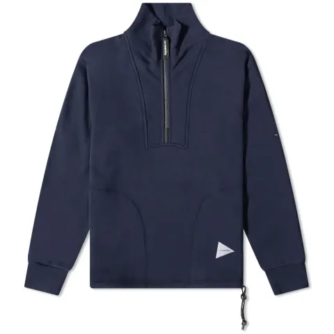 Cotton Wool Half Zip Sweat