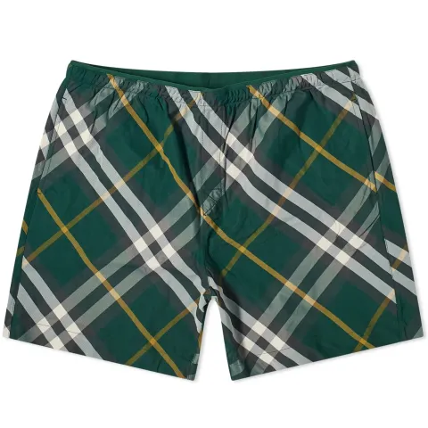 EKD Logo Check Swim Shorts
