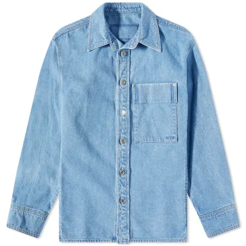 Back Logo Denim Shirt