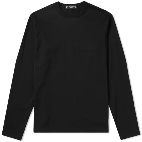 Long Sleeve Contrast Skull Logo Tee