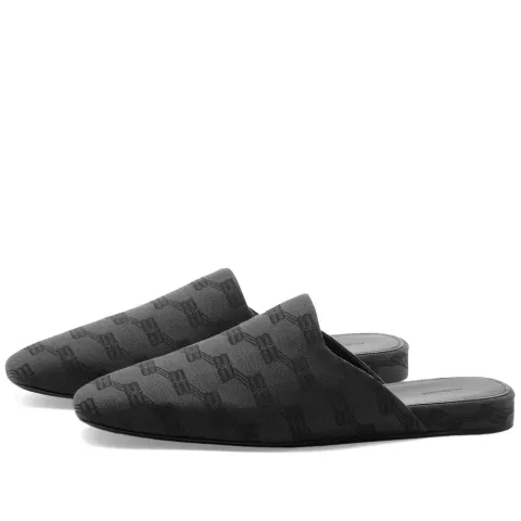 Cosy All-Over Jaquard Logo Mule