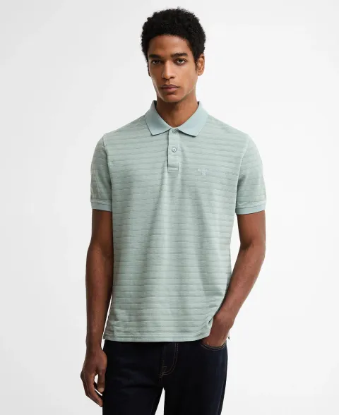 Tenbury Striped Tailored Polo Shirt
