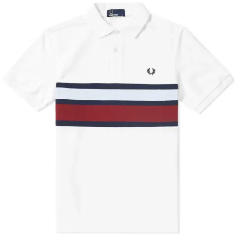 Fred Perry Stripe Panel Polo