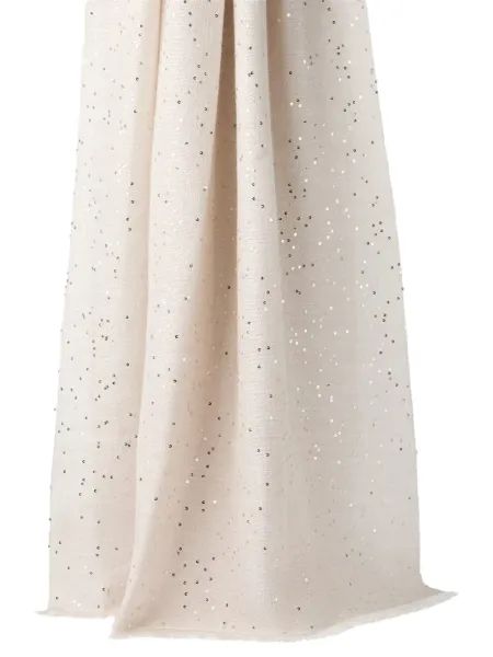 Women cashmere and silk diamond yarn scarf