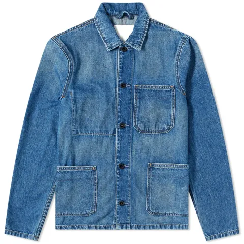 Mao Denim Chore Jacket