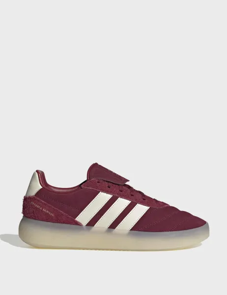 Adidas Barreda Mundial Suede Trainers Burgundy