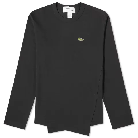 x Lacoste Long Sleeve Asymmetric T-Shirt