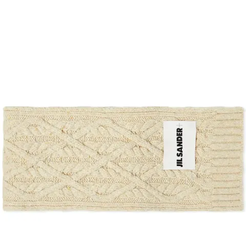 Plus Knitted Logo Scarf