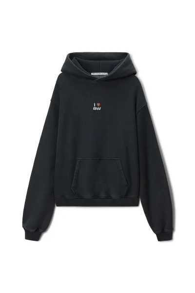 CRYSTAL HOTFIX I HEART AW HOODIE