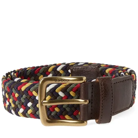 Tartan Coloured Stretch Belt Gift Box
