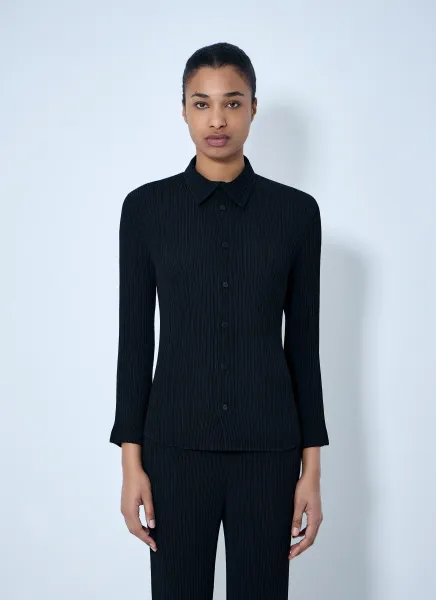 Textured Button-Down Shirt