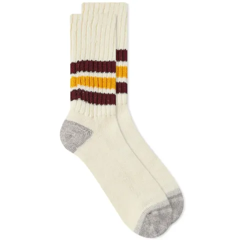 Coarse Ribbed Old School Crew Sock
