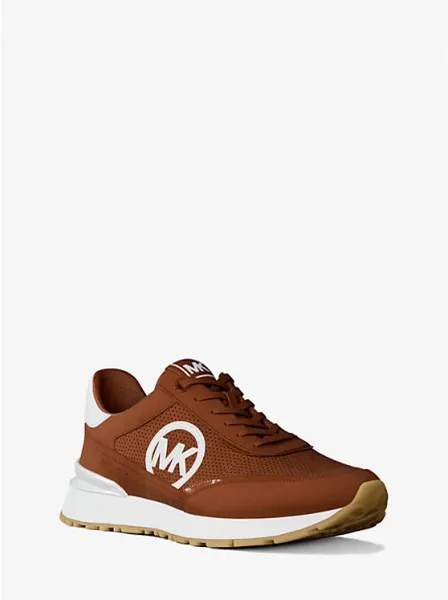 Nova Perforated Suede Trainer