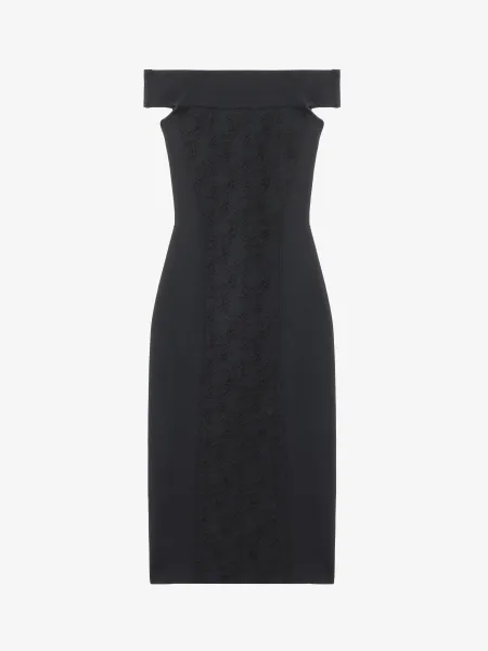 Floral Jacquard Pencil Dress