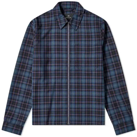 Check Zip Jacket