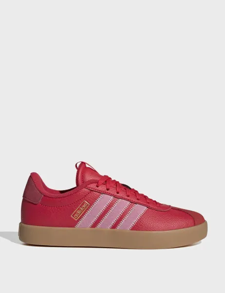Adidas VL Court 3.0 Suede Trainers Red