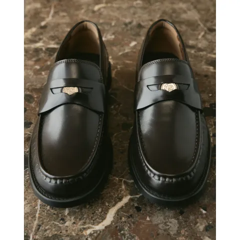 River Island Twisted Tailor Penny Loafer