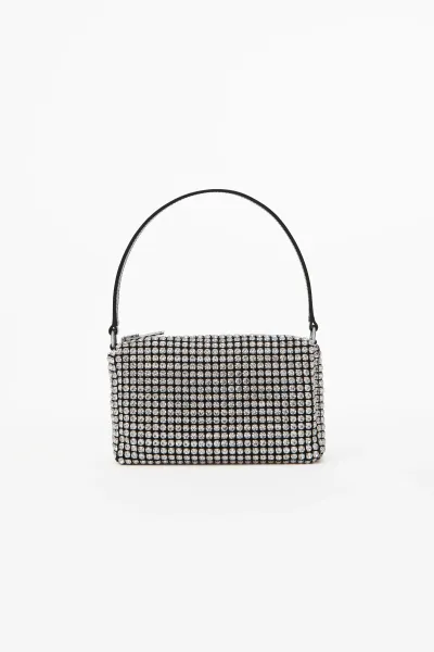 HEIRESS POUCH IN CRYSTAL HOTFIX MESH