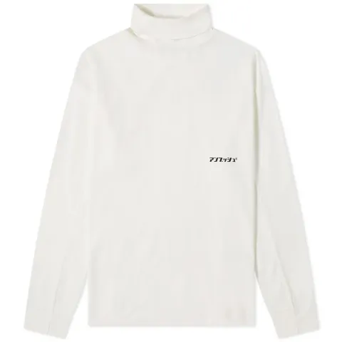 Long Sleeve Logo Turtle Neck T-Shirt