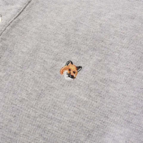 Maison Kitsuné Embroidered Fox Head Polo