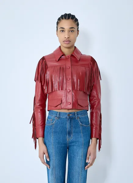 Fringed Leather Jacket