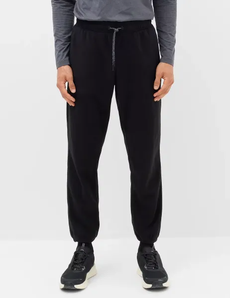 Goodmove Micro Fleece Joggers Black