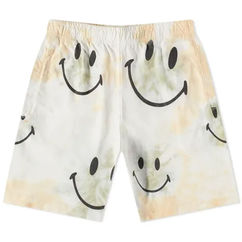 Smiley Shibori Dye Shorts