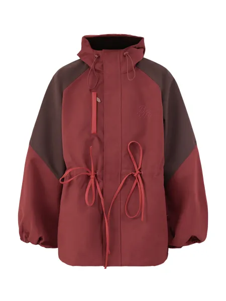 Damson Madder Liu Hooded Showerproof Raincoat