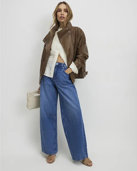 River Island Baggy Fit Jeans