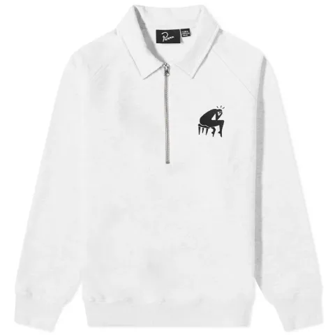 Backwards Half Zip Sweat