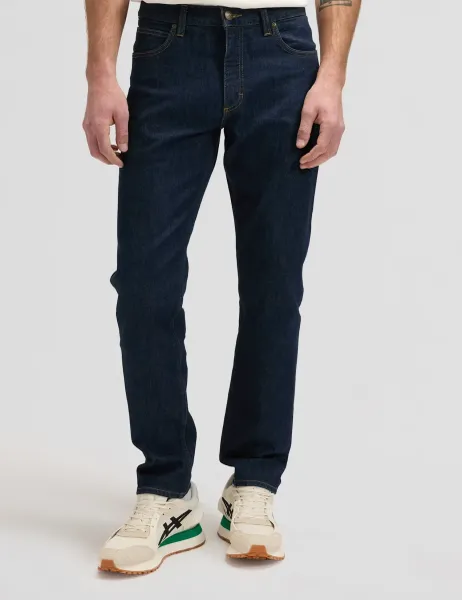 Lee David 5 Pocket Stretch Jeans Blue Denim