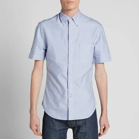 Button Down Short Sleeve Oxford Shirt
