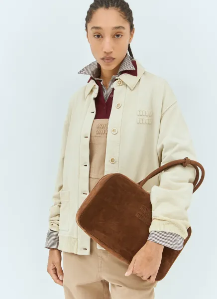 Beau Suede Handbag