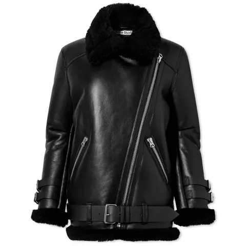 Velocite Leather Shearling Jacket
